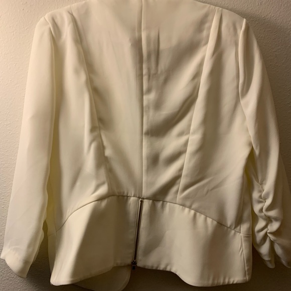 Nice Cream blazer. Size L. Just fab is the brand. New with tags. - Picture 8 of 9